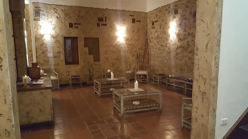 Patio interior de Refugio del Inca